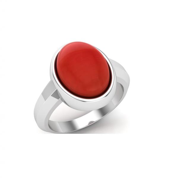 Silver Ring cornaline Baïa